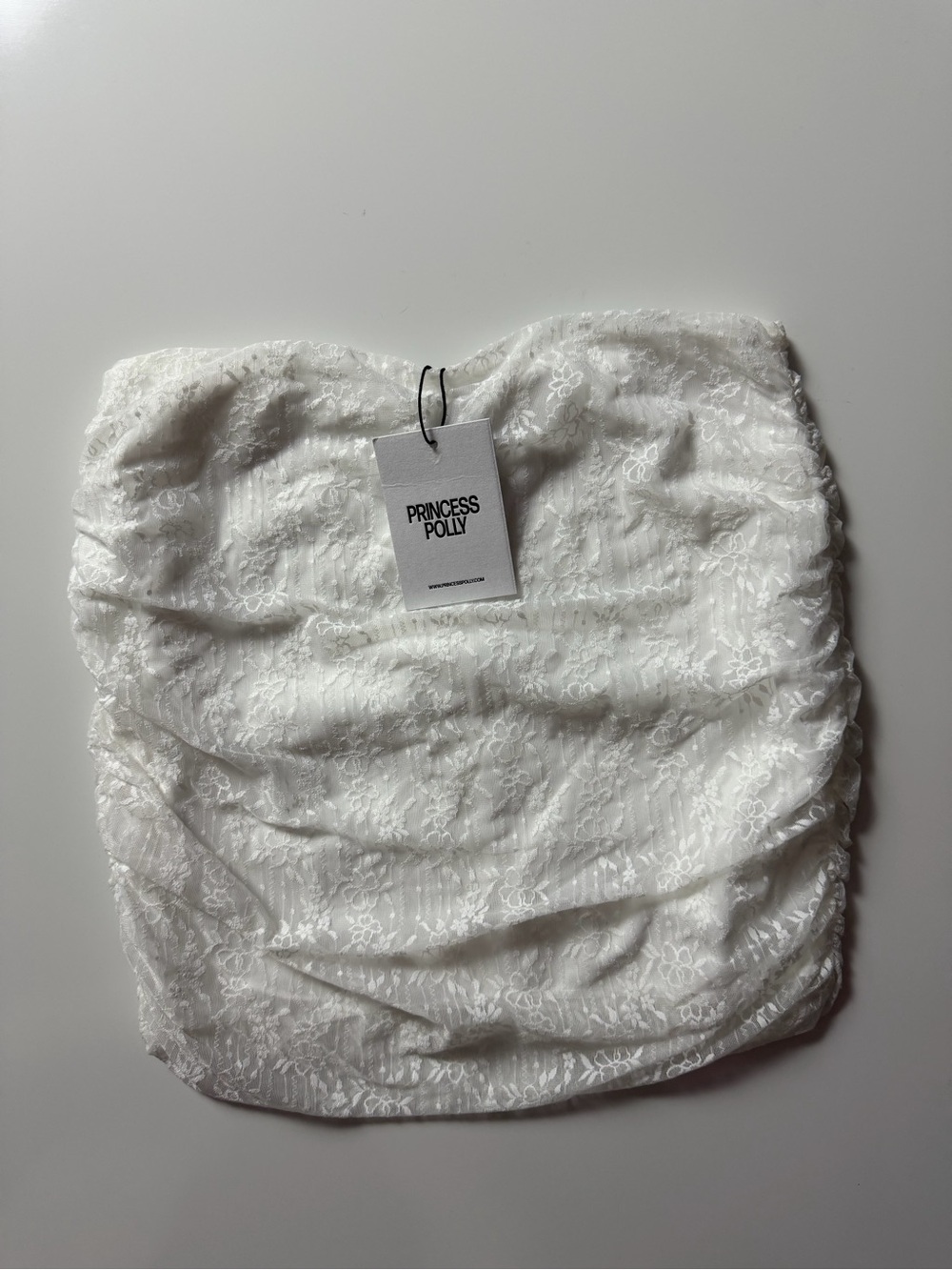 NWT Princess Polly Lace Skirt, White, Size US4